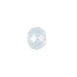 4mm White Opal Rondelle Crystal Beads