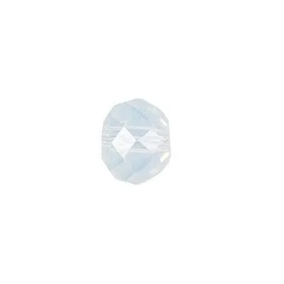 4mm White Opal Rondelle Crystal Beads