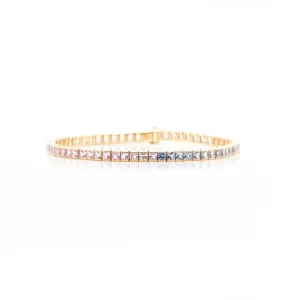 7.82 cts Fancy Pink Sapphire Bracelet
