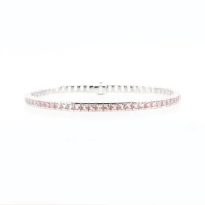 7.93 cts Fancy Sapphire Tennis Bracelet