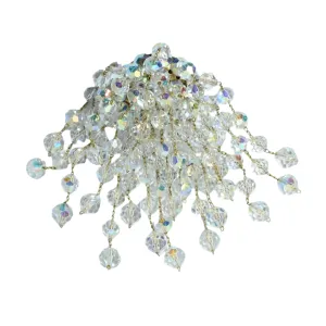 Austrian Crystal Vintage Waterfall Brooch