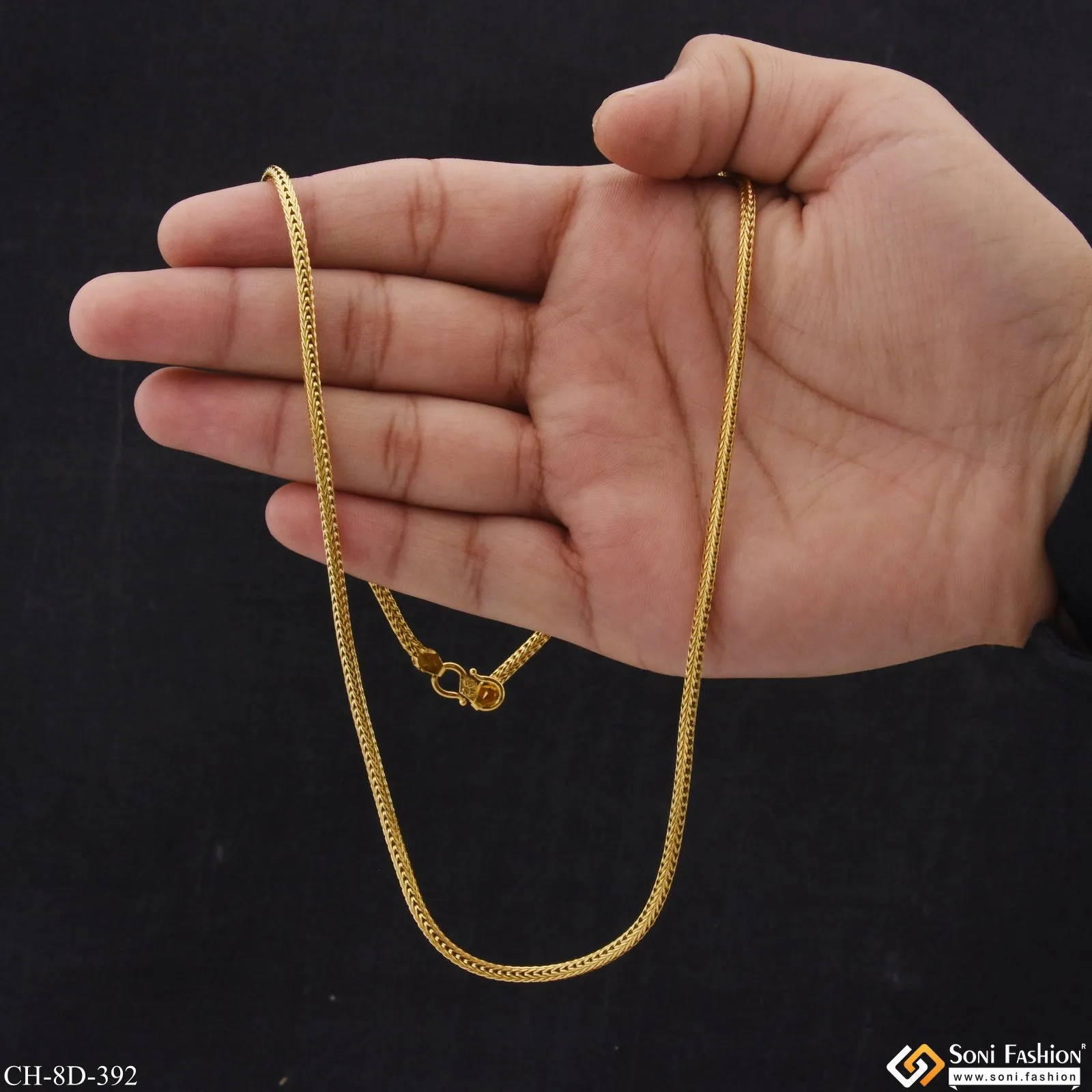 Decorative Design Best Quality Gold Plated Snake Chain for Men - Style D392