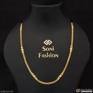Decorative Design Chain Unique Design Gold Plated Necklace for Women - Style A333