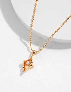 Golden Conch Necklace