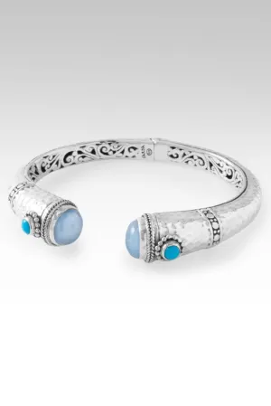 Lamp to Your Feet Tip-to-Tip Bracelet™ in Aquamarine