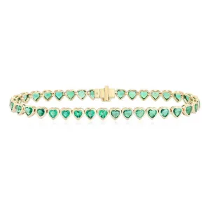 Moonlit Sapphire Diamond Tennis Bracelet
