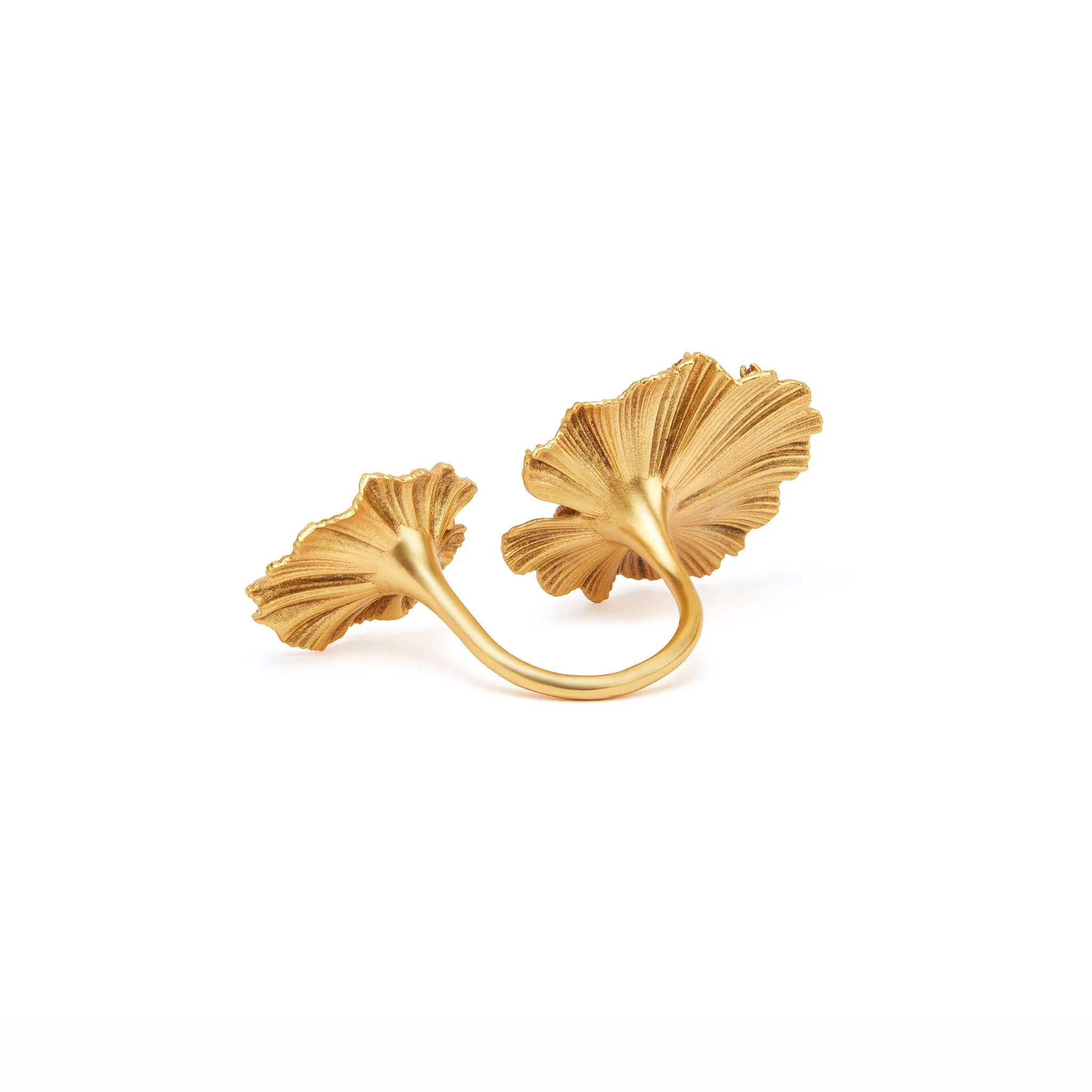 Odeta Double-motif Ring in Turquoise Hue