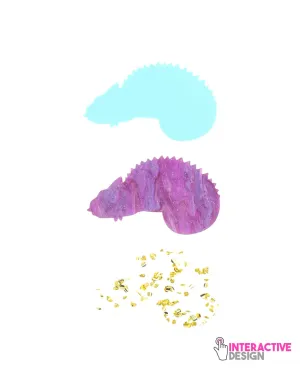 Pack FUN inserts for chameleon brooch