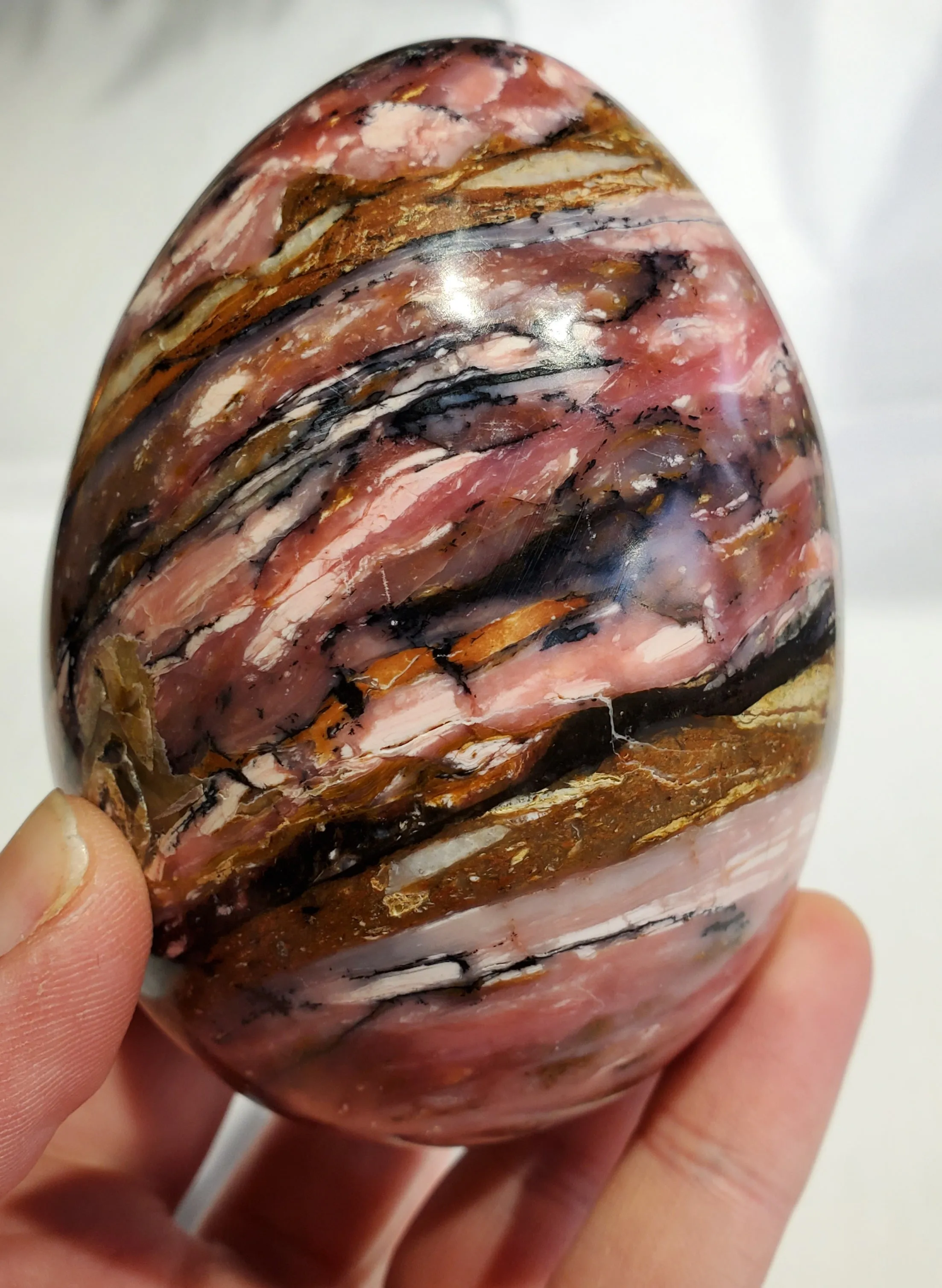 Pink Opal Egg, Peru