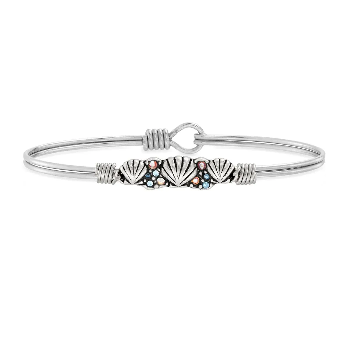 Shell Medley Bangle Bracelet