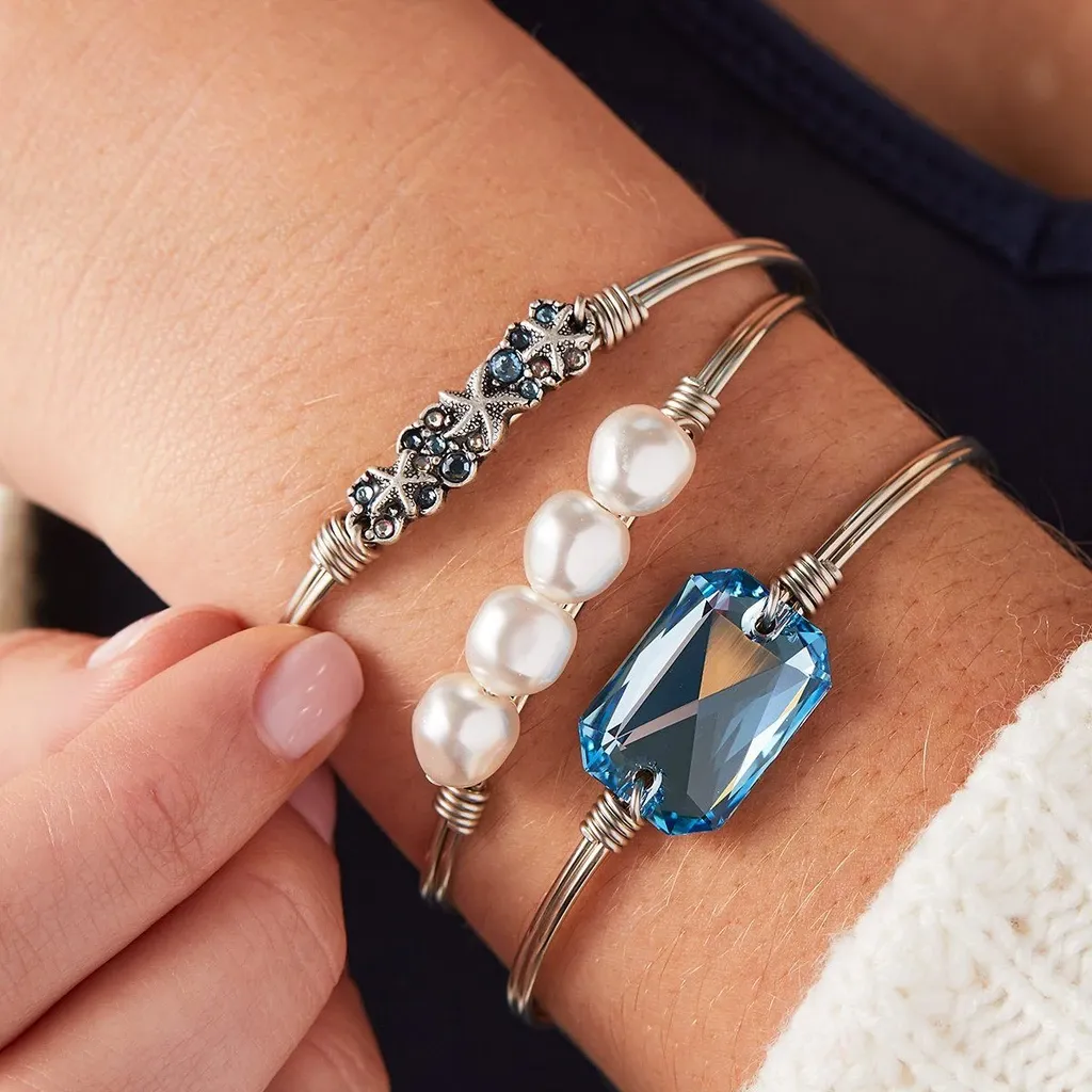 Starfish Medley Bangle Bracelet