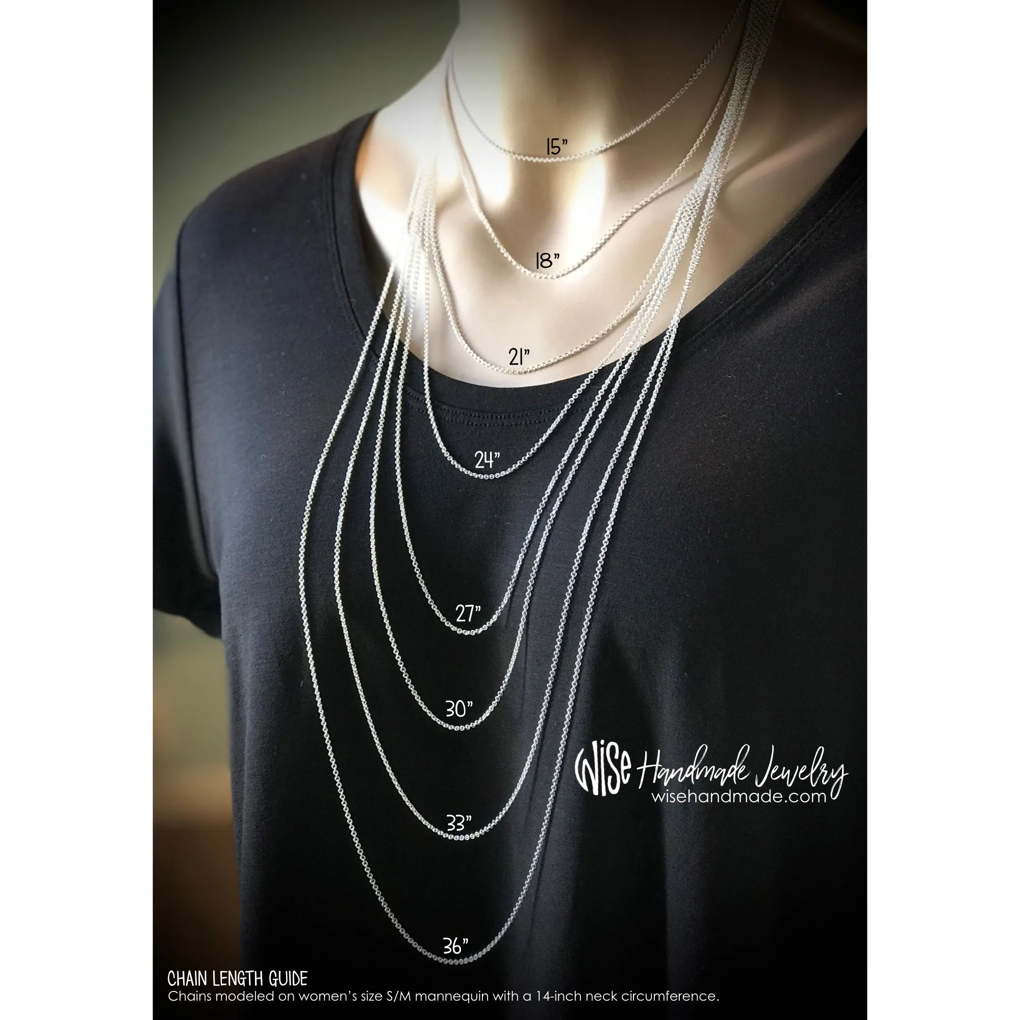 Sterling Silver Pearl Necklace | Genuine Freshwater Pearl Wire-Wrapped Pendant