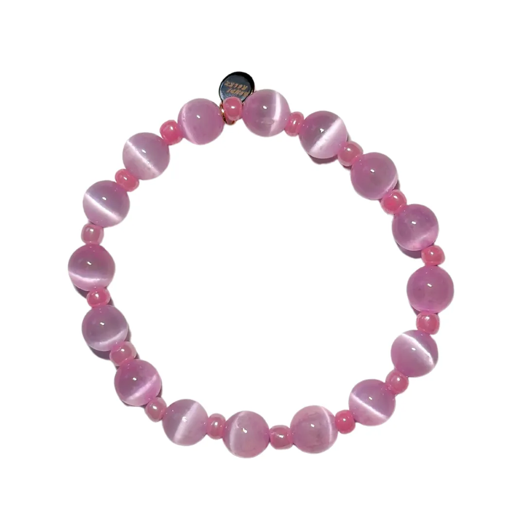 Strawberry Selenite Bracelet