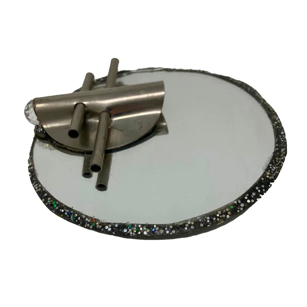 SUB-SERENE SILVER MIRROR BROOCH