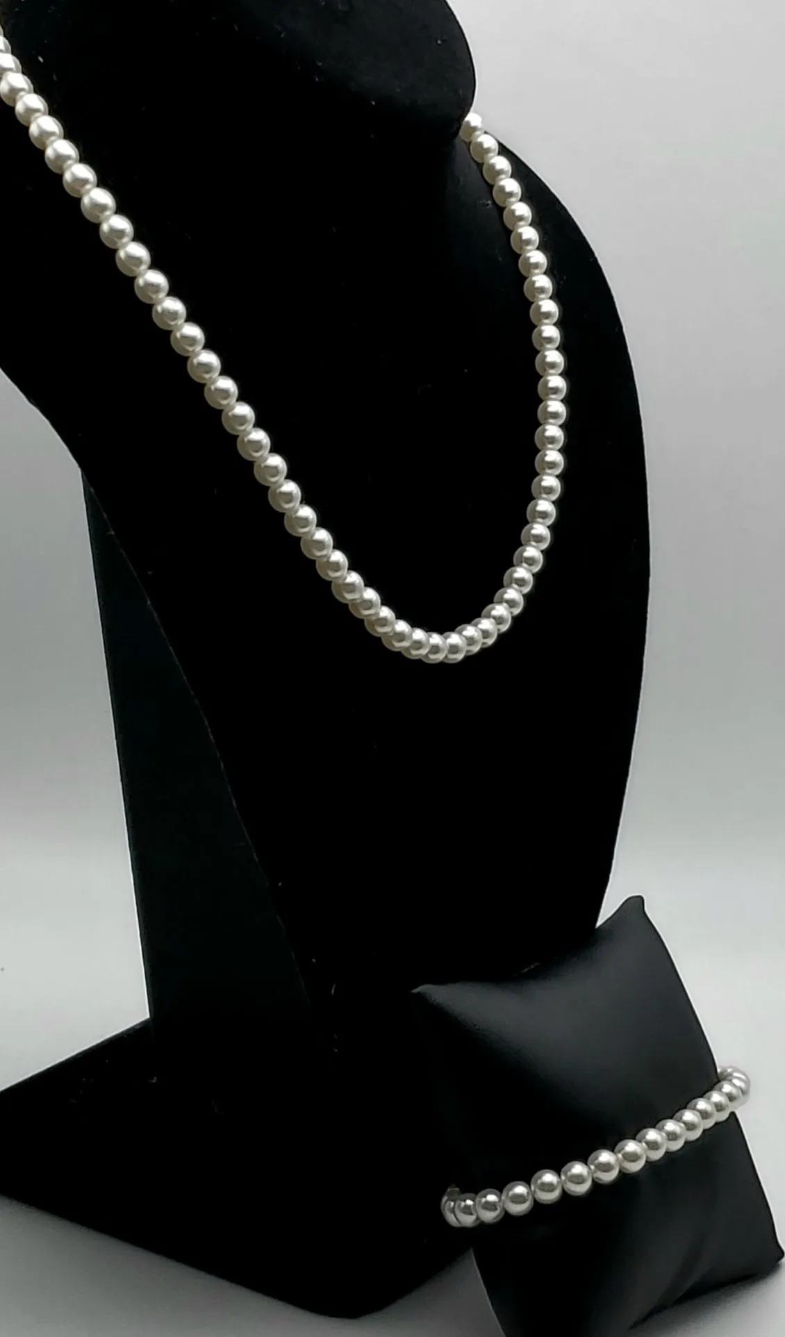 Three-in-One Convertible Faux Pearl Necklace/Bracelet
