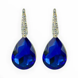 Yasmin Earrings - Sapphire