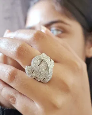 Zevarly Davina Wedding Cocktail AD Rings
