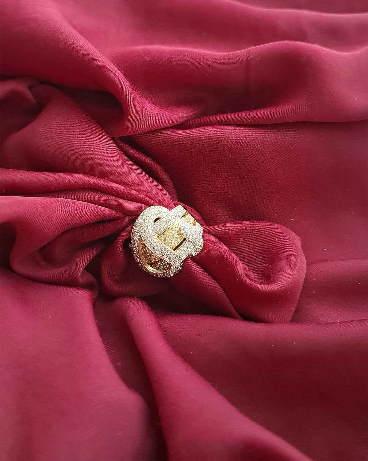 Zevarly Davina Wedding Cocktail AD Rings